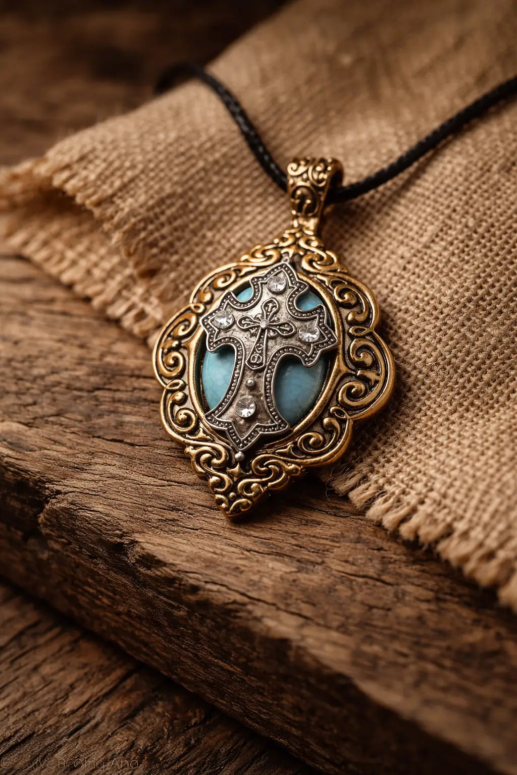 GOLD CROSS PENDANT