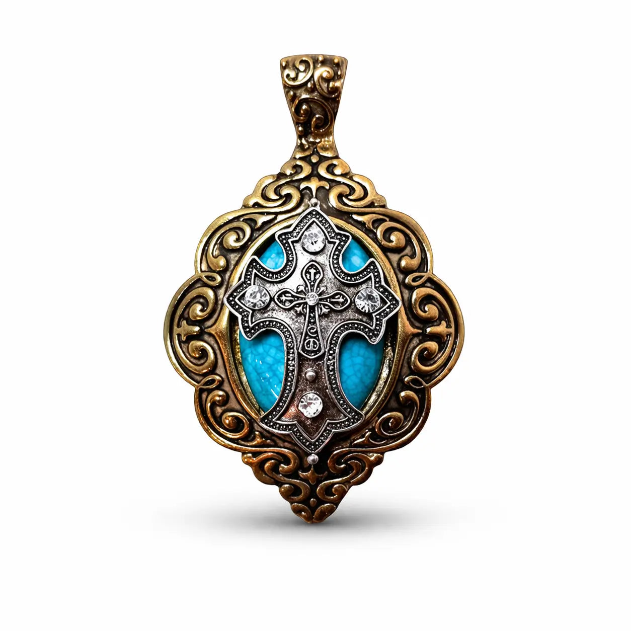 GOLD CROSS PENDANT