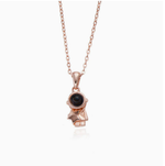 Starlight Moon Projection Couple Necklace