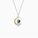 Starlight Moon Projection Couple Necklace