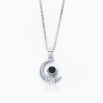 Starlight Moon Projection Couple Necklace