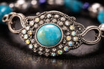 TURQ CROSS PENDANT