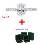 DJMAX 1-3Carat Oval/Radiant Cut D Color Moissanite Ring for Woman Original 925 Sterling Silver Engagement Wedding Ring 2025