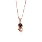 Starlight Moon Projection Couple Necklace
